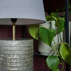 MINISUN Zinc Metal Barrel Table Lamp With Large Lampshade -MINISUN Shop 52722279 3