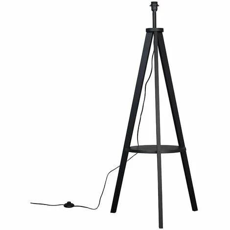 MINISUN Morrigan Wooden Tripod Floor Lamp Base - Black MINISUN Morrigan Wooden Tripod Floor Lamp Base - Black -MINISUN Shop 52867359 1