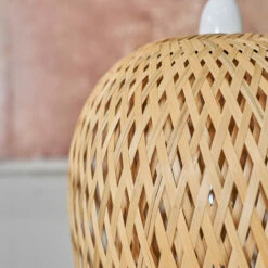 MINISUN Natural Bamboo Wicker Easy Fit Ceiling Lampshade -MINISUN Shop 53813054 3
