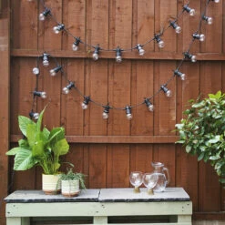 MINISUN Outdoor LED Festoon Fairy Chain Lights - Set Of 10 -MINISUN Shop 54026058 3