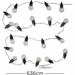 MINISUN Outdoor LED Festoon Fairy Chain Lights - Set Of 10 -MINISUN Shop 54026058 4