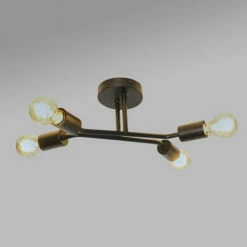 MINISUN 4 Way Semi Flush Ceiling Light 3 MINISUN 4 Way Semi Flush Ceiling Light -MINISUN Shop 54847708 2
