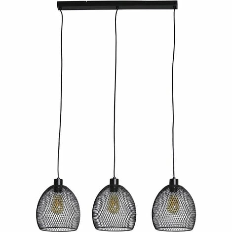 MINISUN 3 Way Over Table Ceiling Light Fitting With Mesh Lampshades MINISUN 3 Way Over Table Ceiling Light Fitting With Mesh Lampshades -MINISUN Shop 54847714 1