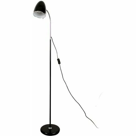 MINISUN Black & Chrome Adjustable Reading Task Study Desk Craft Spotlight Floor Lamp MINISUN Black & Chrome Adjustable Reading Task Study Desk Craft Spotlight Floor Lamp -MINISUN Shop 8687125 1