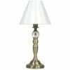 MINISUN Traditional Dimmable Touch Table Lamp & Pleated Cream Shade - Antique Brass -MINISUN Shop 8743106 1