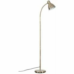 MINISUN Antique Brass Adjustable Daylight Reading/Craft Floor Lamp