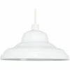MINISUN Vintage Retro Metal Easy Fit Ceiling Pendant Lamp Shade - White -MINISUN Shop 8743137 1