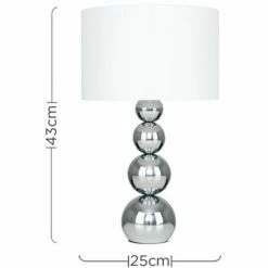MINISUN Stacked Balls Table Lamp - White -MINISUN Shop 8743139 4
