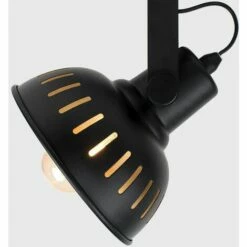 MINISUN Industrial Black & Gold 3 Way Adjustable Ceiling Spotlight - No Bulbs -MINISUN Shop 8743216 3