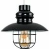 MINISUN Penglai Ceiling Pendant Light Shade Metal Lampshade - Black - No Bulb 1 MINISUN Penglai Ceiling Pendant Light Shade Metal Lampshade - Black - No Bulb -MINISUN Shop 8743275 1