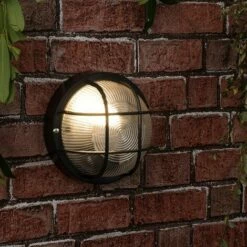 MINISUN IP44 Round Black Outdoor Garden Security Bulkhead Wall Light Lights New 4 MINISUN IP44 Round Black Outdoor Garden Security Bulkhead Wall Light Lights New -MINISUN Shop 8743348 3