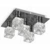MINISUN Ice Cube 5 Way Flush Ceiling Spotlight - Black Chrome 1 MINISUN Ice Cube 5 Way Flush Ceiling Spotlight - Black Chrome -MINISUN Shop 8743354 1