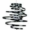 MINISUN Metal Double Ribbon Spiral Swirl Ceiling Light Pendant - Black -MINISUN Shop 8743463 1