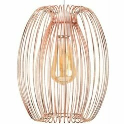MINISUN Orbis 23cm Caged LED Ceiling Pendant Light Shade Edison Screw Fitting- Copper