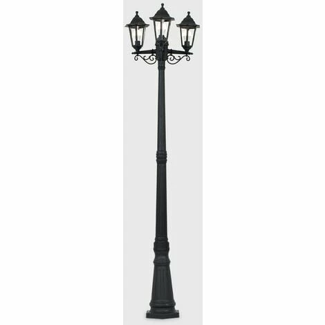 MINISUN 1.95M Black 3 Way IP44 Outdoor Lamp Post Light - No Bulb MINISUN 1.95M Black 3 Way IP44 Outdoor Lamp Post Light - No Bulb -MINISUN Shop 8743787 2