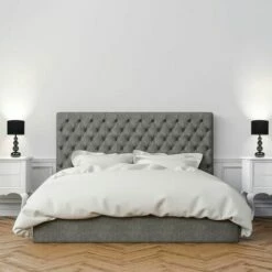 MINISUN 2 X Stacked Balls Touch Dimmer Table Lamps - Black Chrome & Black -MINISUN Shop 8744005 2