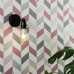 MINISUN Industrial Wall Light Black Metal Pipeline - No Bulb -MINISUN Shop 8744097 3