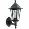 MINISUN Traditional Outdoor Security IP44 Rated Wall Light Lantern - Black -MINISUN Shop 8744103 1