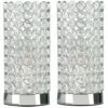 MINISUN Crystal Touch Table Lamps 2 X Bedside Lamps - No Bulbs 2 MINISUN Crystal Touch Table Lamps 2 X Bedside Lamps - No Bulbs -MINISUN Shop 8744133 1
