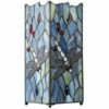 MINISUN Dragonfly Tiffany Square Bedside Table Lamp Lounge Reading Task Light 2 MINISUN Dragonfly Tiffany Square Bedside Table Lamp Lounge Reading Task Light -MINISUN Shop 8744137 1