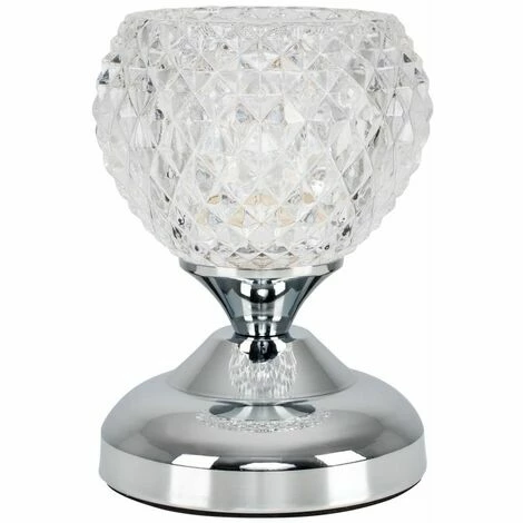 MINISUN Decorative Glass Bedside Touch Table Lamp + 3W LED Dimmable G9 Bulb - Warm White MINISUN Decorative Glass Bedside Touch Table Lamp + 3W LED Dimmable G9 Bulb - Warm White -MINISUN Shop 8744159 1