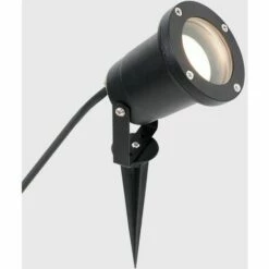 MINISUN 4 X 3 In 1 Ground / Wallpike Outdoor Lights Black Finish Ip65 + GU10 LED Bulbs - Warm White -MINISUN Shop 8744194 2