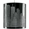 MINISUN Black New York City Skyline Ceiling Pendant Light Lampshade Lamp Shade New 2 MINISUN Black New York City Skyline Ceiling Pendant Light Lampshade Lamp Shade New -MINISUN Shop 8744197 1