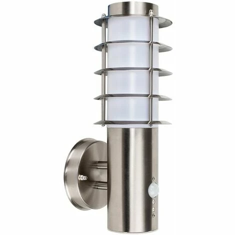 MINISUN Outdoor Decorative Pir Sensor Stainless Steel Wall Light Lantern MINISUN Outdoor Decorative Pir Sensor Stainless Steel Wall Light Lantern -MINISUN Shop 8744208 1