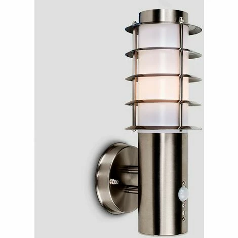 MINISUN Outdoor Decorative Pir Sensor Stainless Steel Wall Light Lantern MINISUN Outdoor Decorative Pir Sensor Stainless Steel Wall Light Lantern -MINISUN Shop 8744208 2