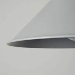MINISUN Coolie Tapered Metal Ceiling Pendant Light Shade - Grey - No Bulb -MINISUN Shop 8744321 3