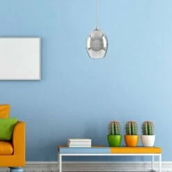 MINISUN 3D Starburst Glass Ceiling Pendant Light Shade + 10W LED GLS Bulb - Chrome 4 MINISUN 3D Starburst Glass Ceiling Pendant Light Shade + 10W LED GLS Bulb - Chrome -MINISUN Shop 8744409 3