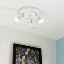 MINISUN 3 Way GU10 Ceiling Spotlight - White -MINISUN Shop 8744436 3