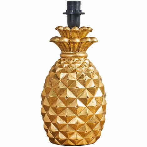 MINISUN Contemporary Pineapple Design Table Lamp Base In A Gold Effect Finish MINISUN Contemporary Pineapple Design Table Lamp Base In A Gold Effect Finish -MINISUN Shop 8744449 1