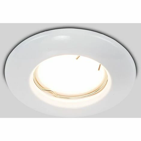 MINISUN Recessed GU10 Ceiling Downlight Spotlight + 5W Cool White LED Bulb - Gloss White MINISUN Recessed GU10 Ceiling Downlight Spotlight + 5W Cool White LED Bulb - Gloss White -MINISUN Shop 8744483 2