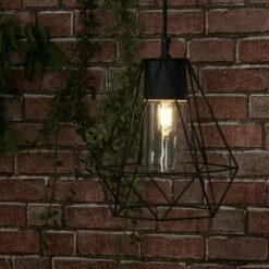 MINISUN IP44 Black Bathroom Ceiling Light Pendant Metal Open & Clear Glass Shade - No Bulb 4 MINISUN IP44 Black Bathroom Ceiling Light Pendant Metal Open & Clear Glass Shade - No Bulb -MINISUN Shop 8744564 3