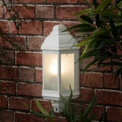 MINISUN IP44 Kayleigh Outdoor Wall Light PIR - White -MINISUN Shop 8744677 3