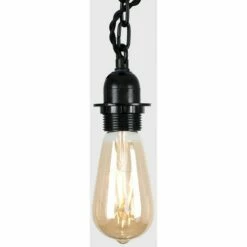 MINISUN Industrial Matt Black Wall / Ceiling Light Fitting - No Bulb -MINISUN Shop 8744735 3