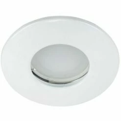MINISUN 4 X Fire Rated Bathroom IP65 Domed GU10 Ceiling - White