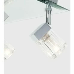 MINISUN 2 X Chrome Ice Cube 4 Way IP44 Bathroom Ceiling Light Spotlights -MINISUN Shop 8744872 3