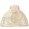 MINISUN Wicker Rattan Basket Ceiling Pendant Light Shade - Cream -MINISUN Shop 8744930 1
