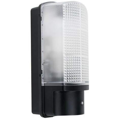 MINISUN Outdoor Black Plastic IP44 Sensor Bulkhead Security Wall Light - Dusk Till Dawn MINISUN Outdoor Black Plastic IP44 Sensor Bulkhead Security Wall Light - Dusk Till Dawn -MINISUN Shop 8744942 1