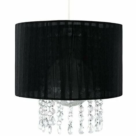 MINISUN Ceiling Chandelier Lamp Shade Light Acrylic Jewel Lighting - Black MINISUN Ceiling Chandelier Lamp Shade Light Acrylic Jewel Lighting - Black -MINISUN Shop 8745038 1