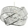 MINISUN Acrylic Jewel Rings Ceiling Pendant Light Shade - Clear - Including LED Bulb -MINISUN Shop 8745088 1