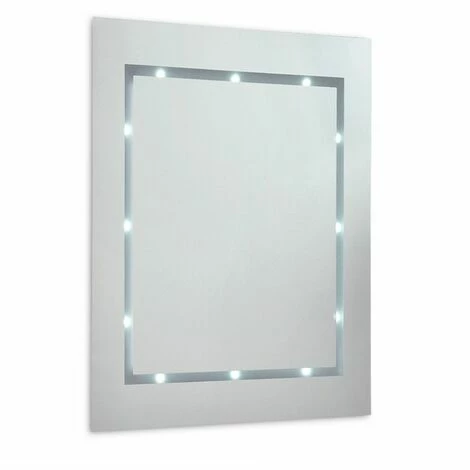 MINISUN Slim LED Battery Operated Illuminating Rectangular Bathroom Mirror - IP44 MINISUN Slim LED Battery Operated Illuminating Rectangular Bathroom Mirror - IP44 -MINISUN Shop 8745163 1