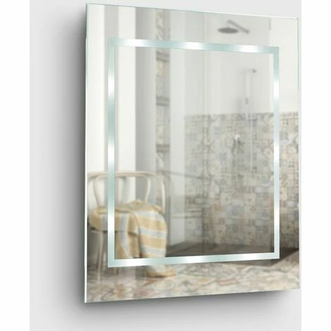MINISUN Slim LED Battery Operated Illuminating Rectangular Bathroom Mirror - IP44 MINISUN Slim LED Battery Operated Illuminating Rectangular Bathroom Mirror - IP44 -MINISUN Shop 8745163 2