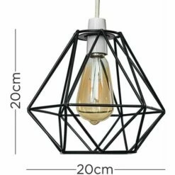 MINISUN Industrial Ceiling Pendant Light Shade Lampshade - Black - No Bulb -MINISUN Shop 8745213 4