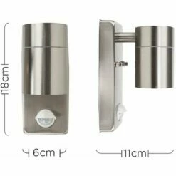 MINISUN Barrow IP44 Outdoor Sensor Bulkhead Security Wall Light - PIR Sensor -MINISUN Shop 8745226 4