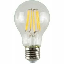 MINISUN Vintage LED Bulbs Filament GLS Bulb Clear E27 Lightbulb Lamp Amber A+ - Single