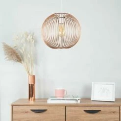 MINISUN Easy Fit Ceiling Light Pendant Shade Copper Wire Ball Basket Designs -MINISUN Shop 8745356 3