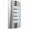 MINISUN Stainless Steel & Frosted Lens IP44 Pir Motion Sensor Outdoor Wall Light + 6W LED Es E27 Smd GLS Warm White Bulb 1 MINISUN Stainless Steel & Frosted Lens IP44 Pir Motion Sensor Outdoor Wall Light + 6W LED Es E27 Smd GLS Warm White Bulb -MINISUN Shop 8745421 1